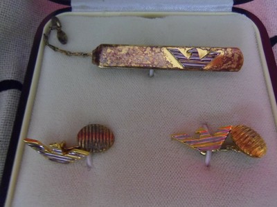 armani tie bar
