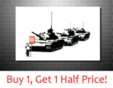 BANKSY Golf Sale CANVAS WALL ART - Handmade Banksy Canvas Print *Various...