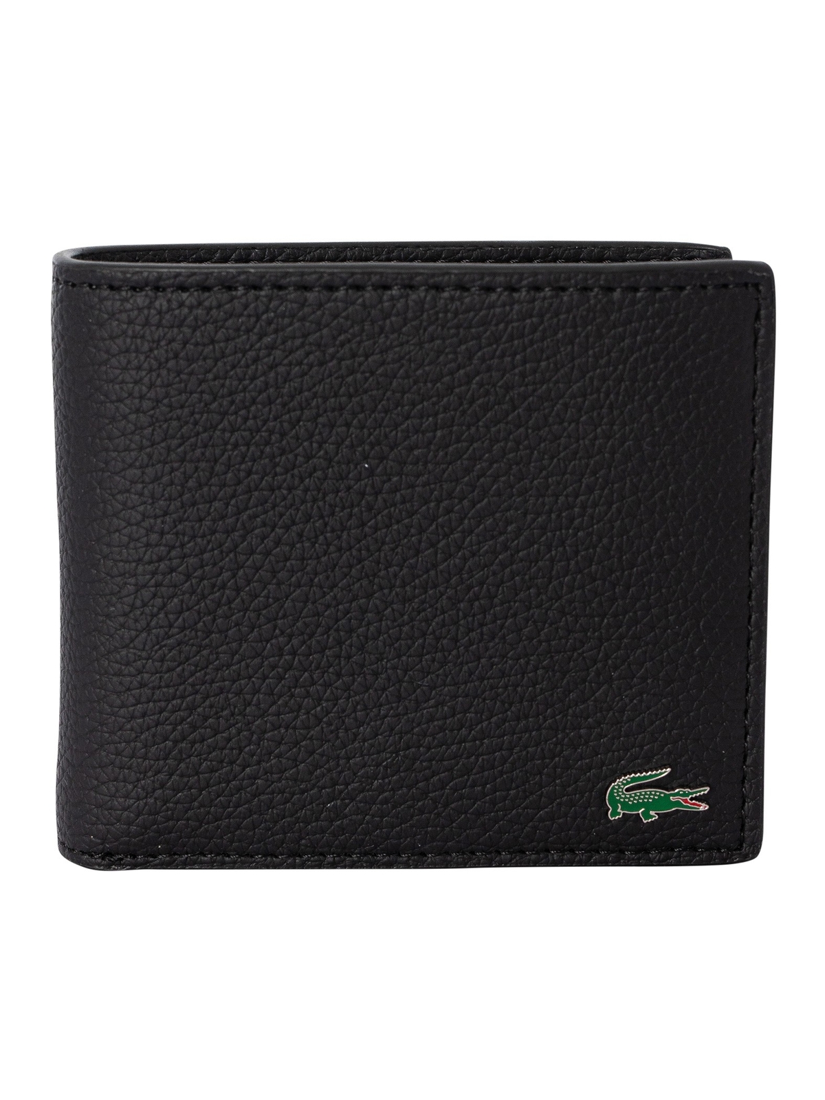 Мужской бумажник для купюр и монет Lacoste черный 10990₽