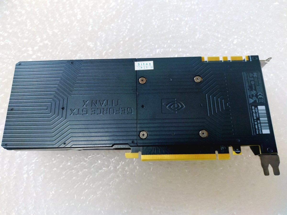 NVIDIA GeForce GTX Titan X Pascal 12GB GDDR5X Graphics Card NVIDIA GeForce GTX Titan X Pascal 12GB GDDR5X Graphics Card