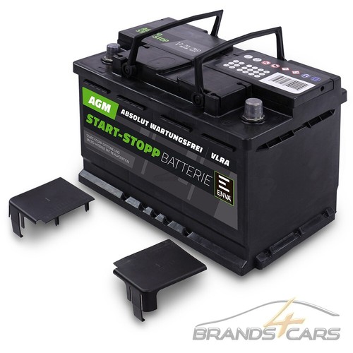 AUTOBATTERIE 12V 70Ah STARTERBATTERIE 760A AGM70 STARTSTOP AGM ENVA eBay