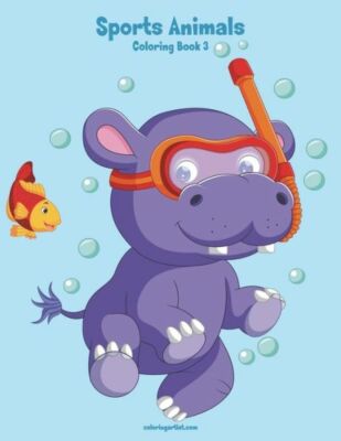 Sports Animals Coloring Book 3
