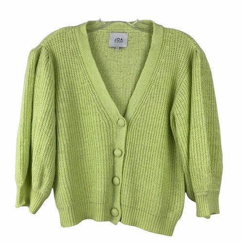 JOA Womens Sweater L Short Sleeve V 