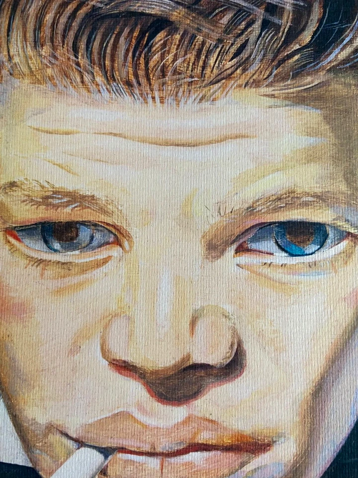 Sello limitado firmado numerado a mano original litografía de Lucian Freud Foto 4 de 4