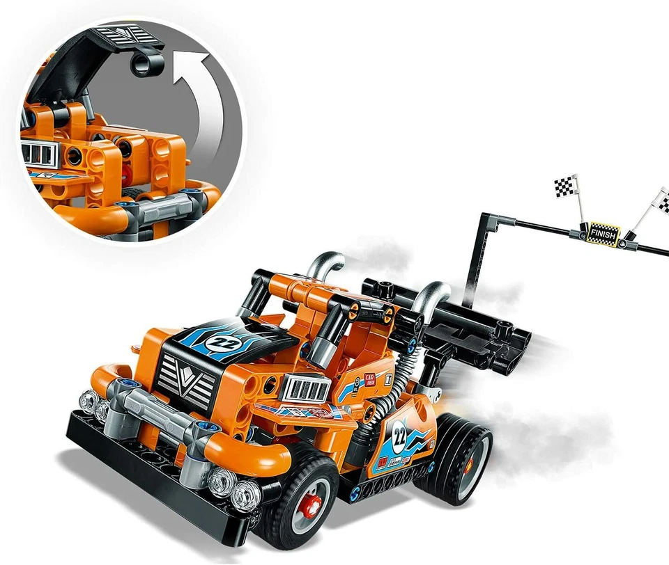 LEGO Technic Le Camión De Carrera 42104 / Coche Niño Chico Juego Juguete Navidad - Imagen 3 de 4