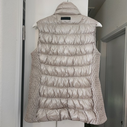 NEW Calvin Klein Women's Med Gold Winter Down Puffer Vest Gilet Jacket PFJOY6072 - Picture 2 of 11