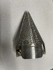 ZZPerformance 2.5" Vortex Cone Exhaust Sound Reducer Pipe Muffler Insert