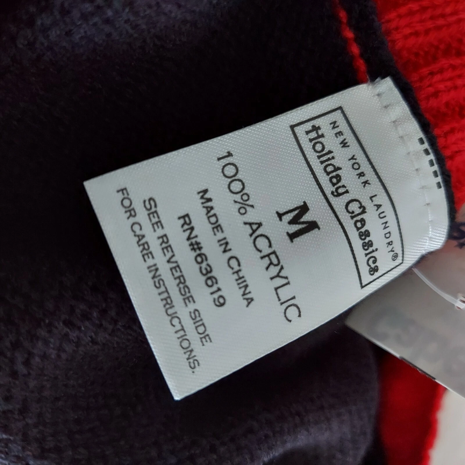 New York Laundry Womens Sweater Size Medium Rhinestone Snowman Ugly Christmas