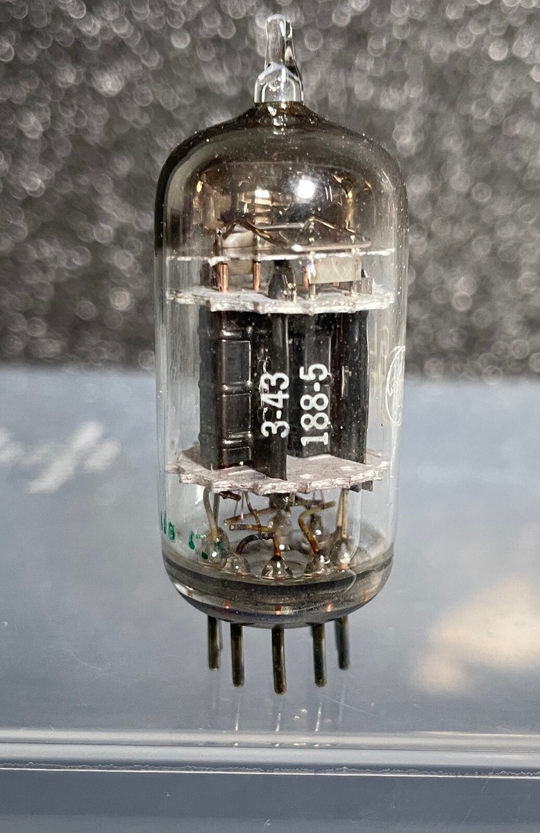 GE 5751 / 12AX7 5 Star #470 Dual Triode Tube Vintage Rare General