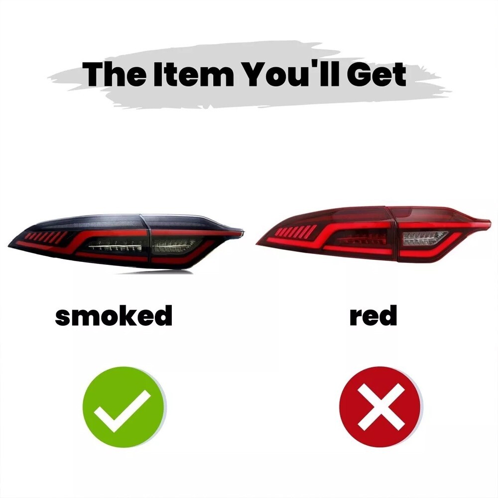 TT-ABC LED Tail Lights For 2020-2025 Toyota Corolla Animation Rear Truck Lamps