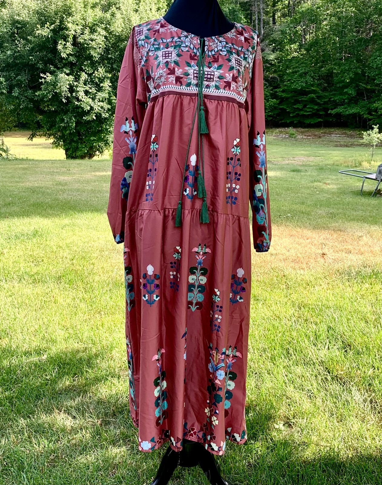 bohemian house dress