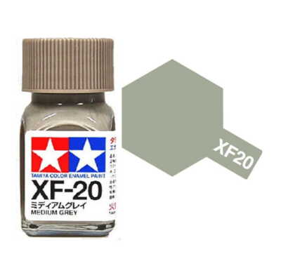 TAMIYA ENAMEL PAINT 80320 XF-20 MEDIUM GREY 10ml