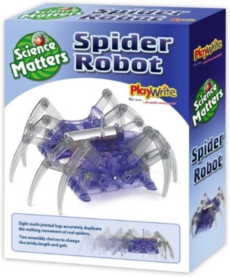 Playwrite SPIDER ROBOT SCIENCE DIY KIT Build Your Own Play With it Assemble  Kids UK