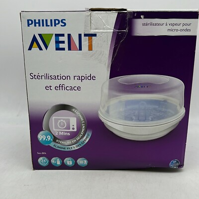 Philips Avent Fast And Effective Bottle Warm Clear Microwave Steam Sterilization