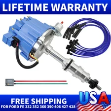 HEI Distributor For Ford Fe 332,352,360,361 ,391,406,410,427,428 8.5MM WIRES