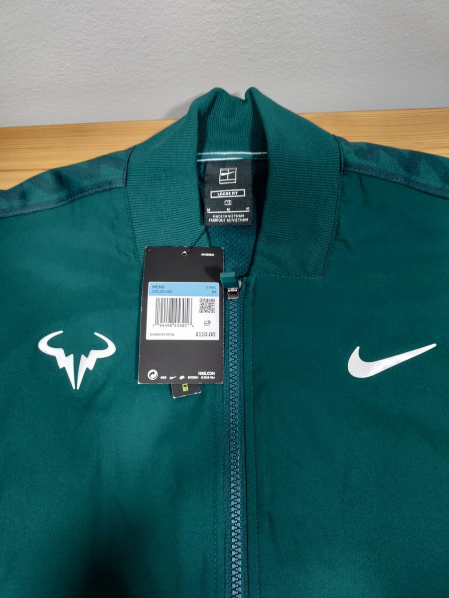 Buy Nike Rafa Court Full-Zip Men's Tennis Jacket CI9135-300 Atomic