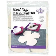 The Gypsy Quilter Gypsy Quilter, Bowl Cozy Pre-Cut Batting - 8ct