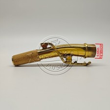 1 pcs Excellent Soprano saxophone curved neck gold lacquer brass material