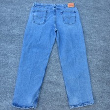 Levi's 550 Relaxed Fit Men's Jeans Medium Wash Size 40x32 40x31 Cotton Blend