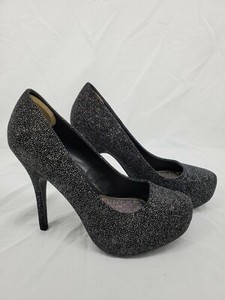 black glitter dress shoes