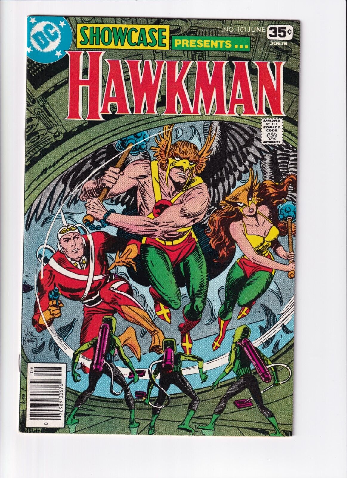 Showcase lot #101 102 103 Hawkman Hawkgirl Adam Strange average approx. VF 8.0