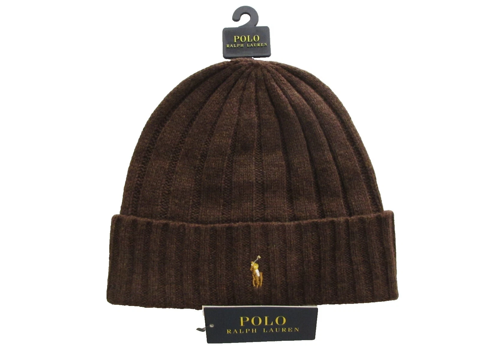 Marrón Polo Ralph Lauren Beanie Sombreros para hombres