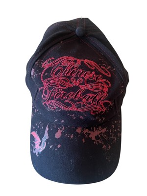 Universal Orlando Harry Potter Hat Chinese Fireball Dragon Black & Red One Size