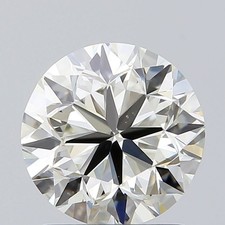 Cert. GIA 1.50 Carat Round Natural Mined Diamond Loose K color VS2 clarity 3493.33 per carat