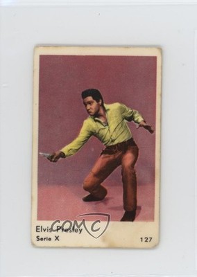 1961 Dutch Gum Serie X Elvis Presley #127 0w6