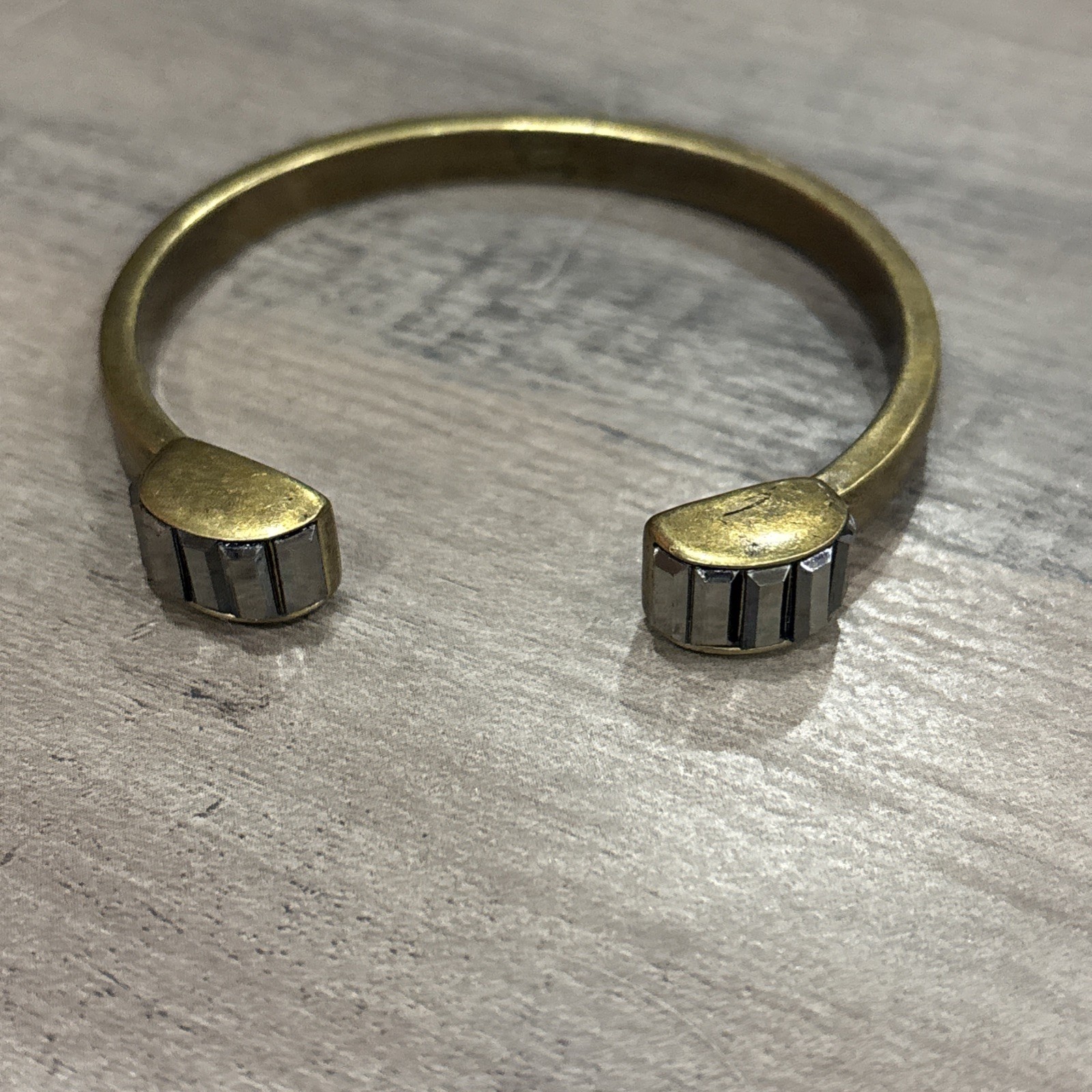 Lia Sophia Kiam Family Collection Bangle Bracelet Brass