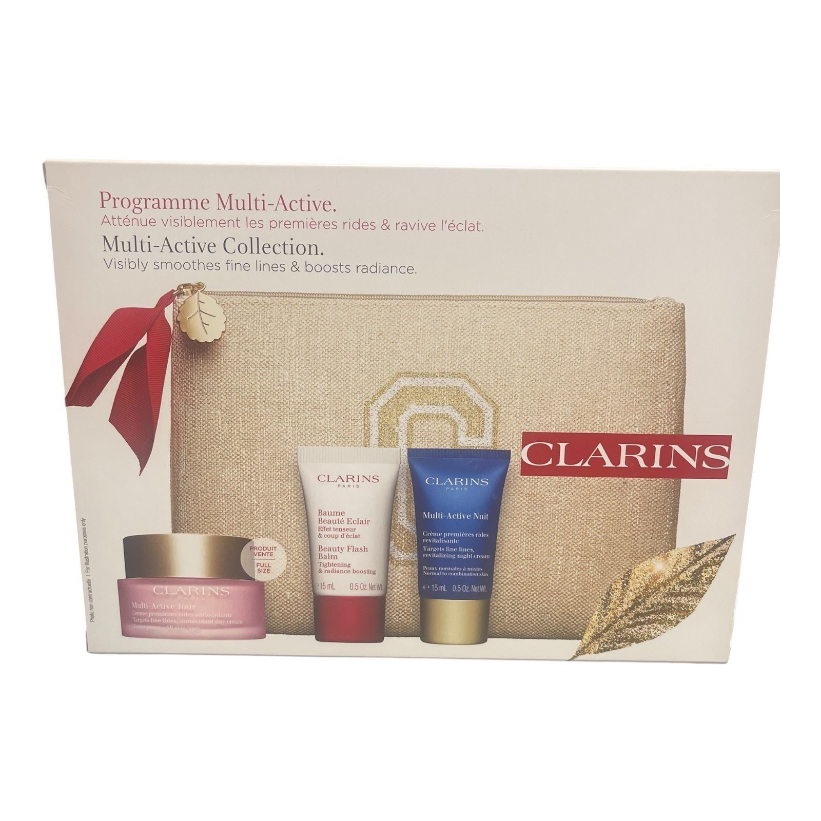 Clarins  Kit Multi-Active Antioxidant Day Cream 50ml Revitalizing Night 15ml