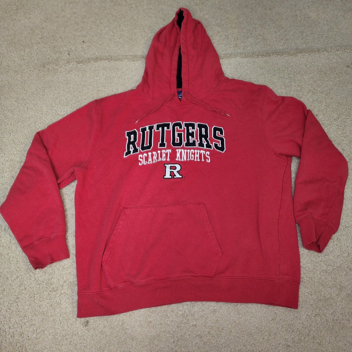 Rutgers Scarlet Knights Hoodie Sweatshirt Mens 2XL NCAA College