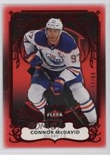 2025-26 Upper Deck Fleer Ultra Ultra Team Red 11/99 Connor McDavid #16of20 0o45