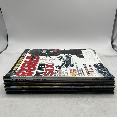 Cycle World Motorcycle Magazine 2011 Lot of 10 Issues Honda Suzukis Yamaha BMW - Picture 2 of 12