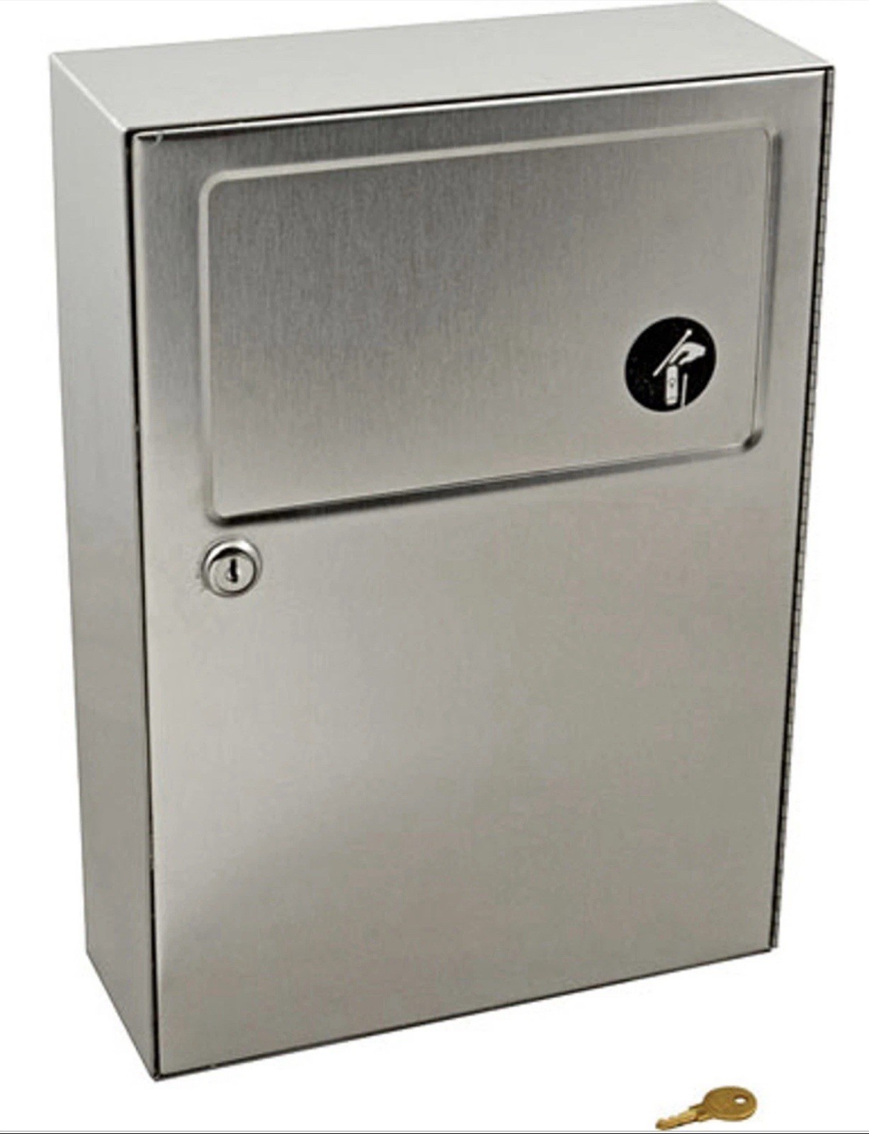 Bobrick B-254 ClassicSeries Recessed Sanitary Napkin Disposal - Stainless Steel