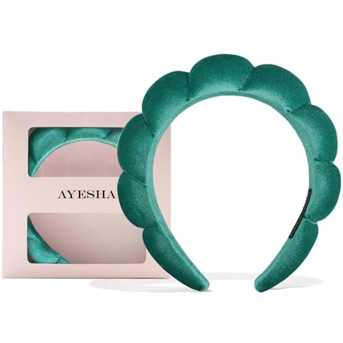  Soft Velvet Headband for Women and Girls, Wrap Hairband for Washing green