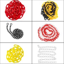 6/8/10mm Plastic Barrier Chain Link Safety Decorative Garden Fence, 5m, 10m
