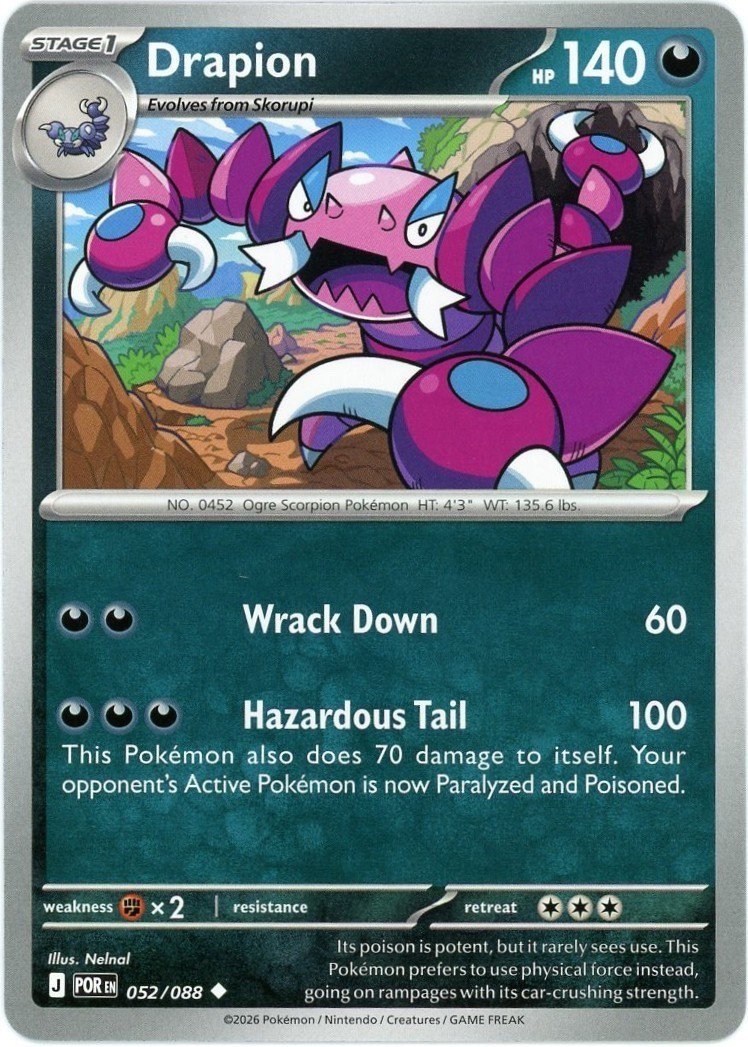 Drapion - 052/088 - Perfect Order - NM/M
