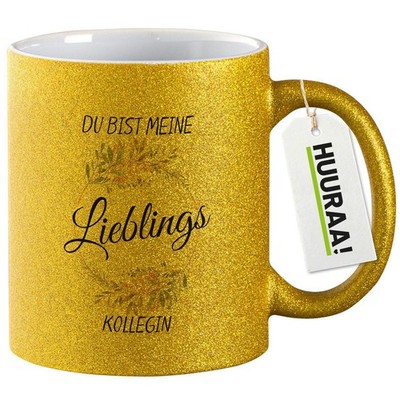 Glitzertasse Du Bist Lieblings Kollegin Geschenkidee Du Bist Geschenk Präsent Mi