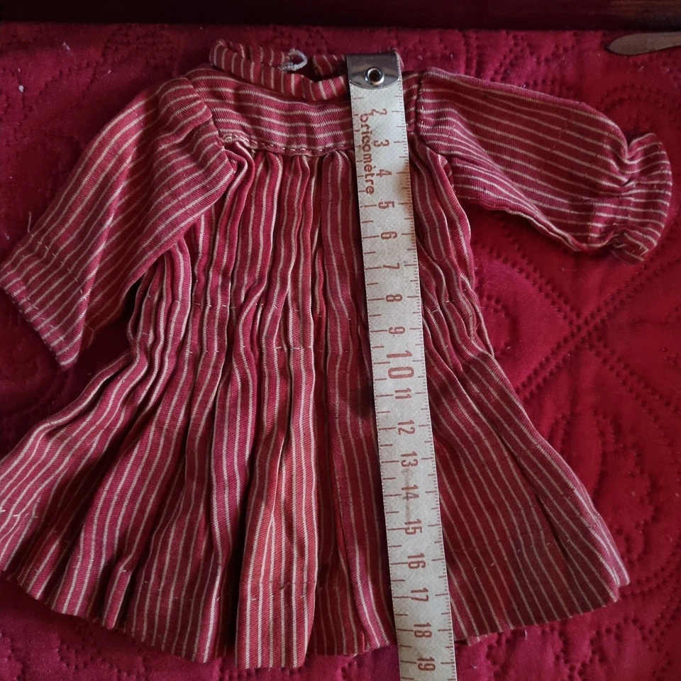 Robe ancienne de poupée petite taille 2/3 JUMEAU OU AUTRES - Photo 3/4