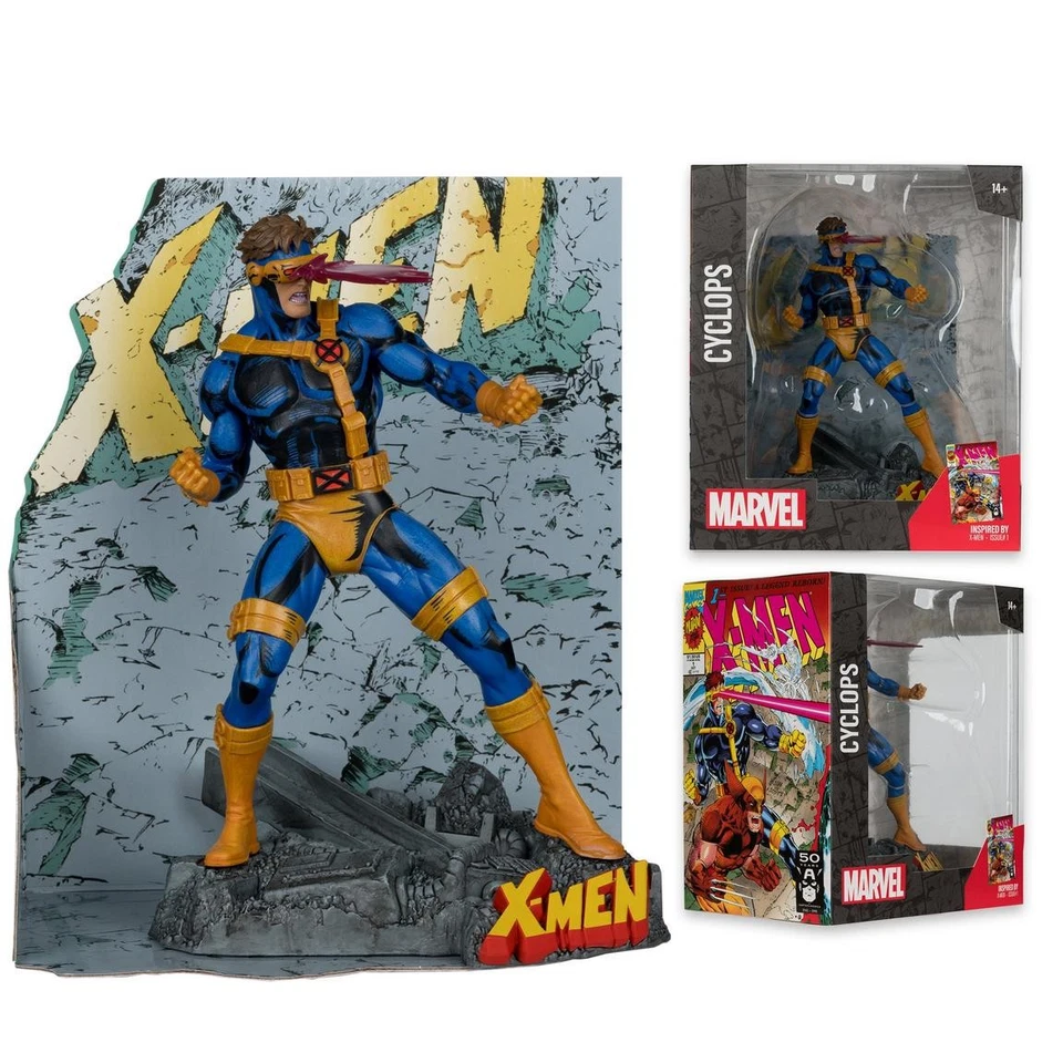 McFarlane Toys Marvel Collection X-Men Cyclops (Issue 1) 1:10th Scale Figure - Image 3 of 4