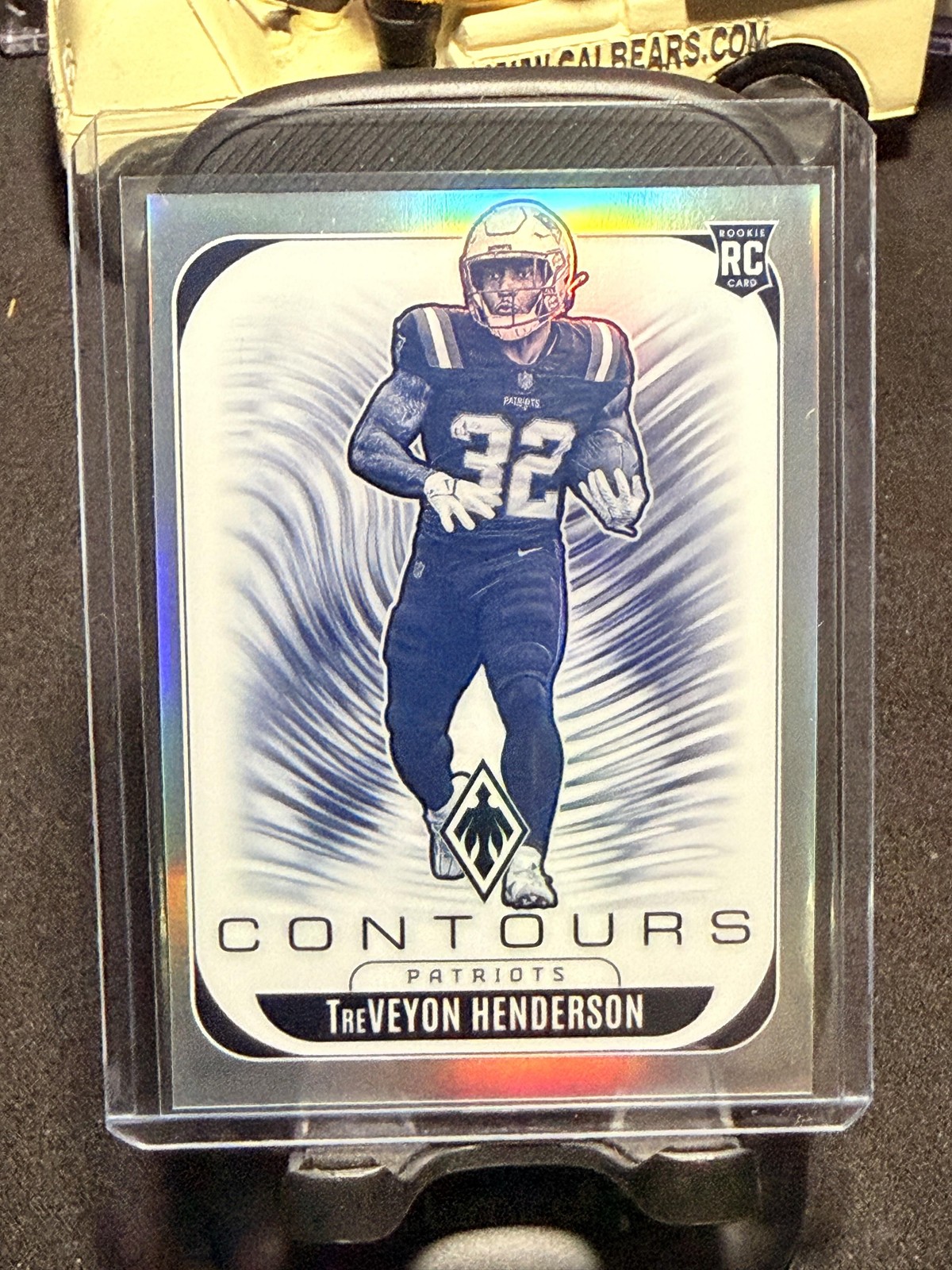 2025 Panini Phoenix #22 TreVeyon Henderson Contours Silver Seismic Prizm #/99