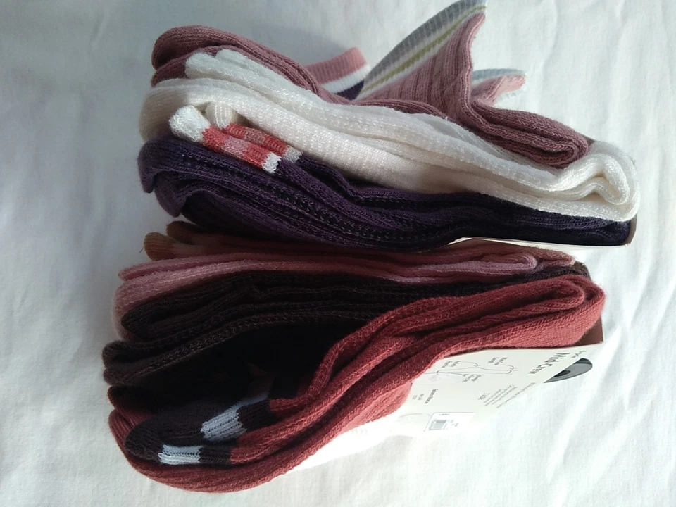 Lote de 2 Meias Femininas NOBO Sem Limites Pacote com 4-10/6 Novas Novo Na Caixa - Imagem 4 de 4