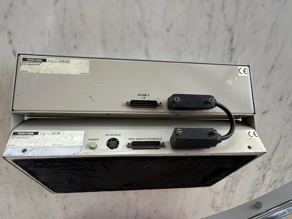 TASCAM MM-RC Remote Tape Controller + MMU-16 Meter Unit - Image 3 of 4
