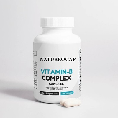 Vitamin B Complex Support Cognitive & Nervous System Function 120 Capsules