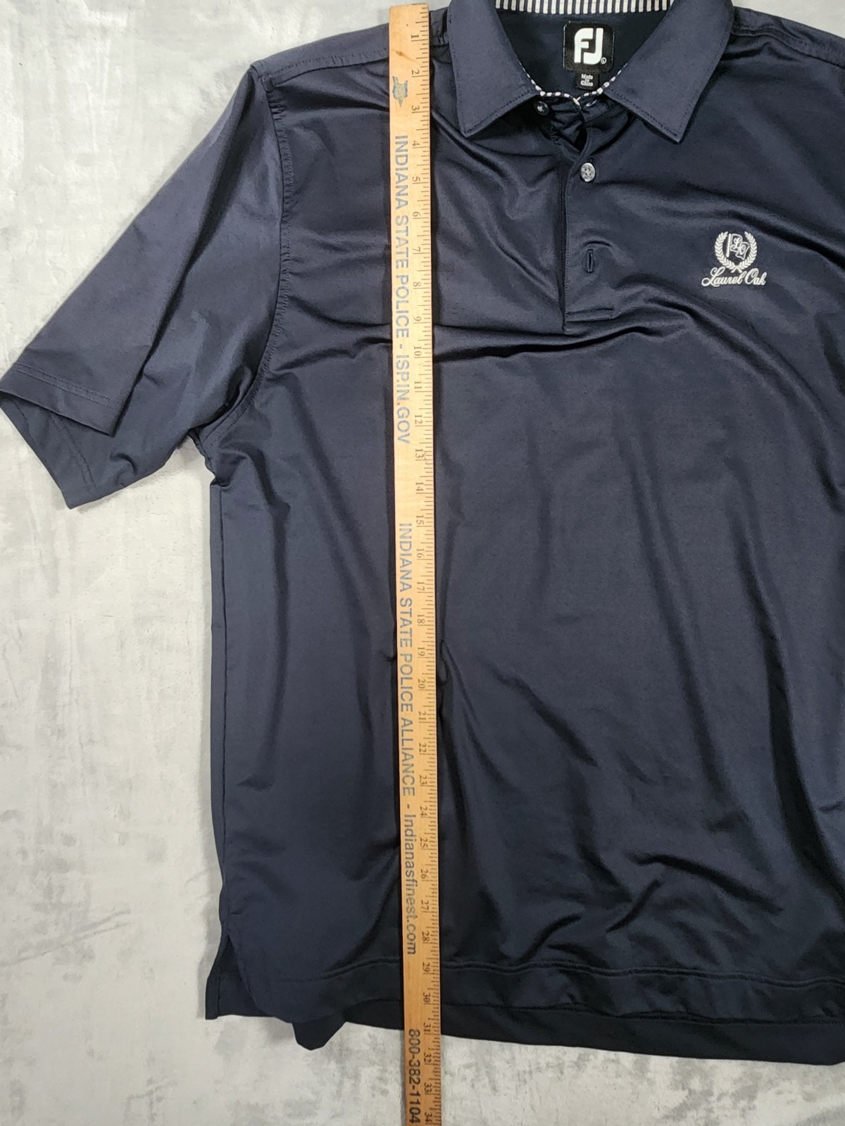FootJoy Solid Stretch Navy Performance FJ Polo Sh… - image 5