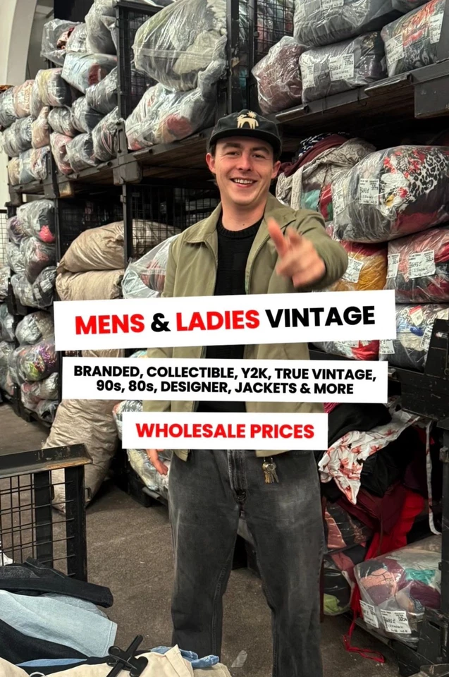 MIXED VINTAGE 🔥 MENS & WOMENS 🙌 FRESH DELIVERY 💥 WHOLESALE PRICES 💸