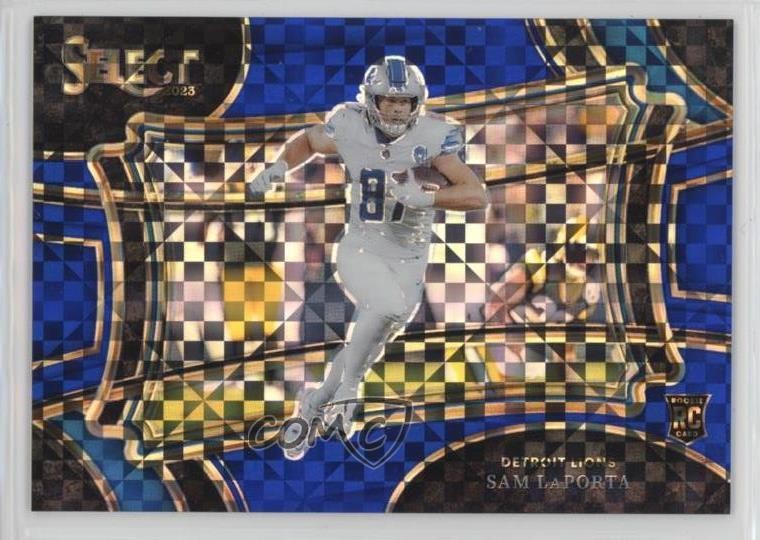 2023 Panini Select Field Level Blue Prizm 30/49 Sam LaPorta #331 0xh3