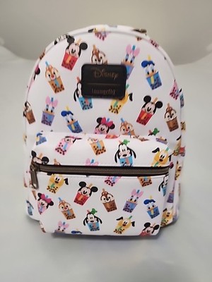 Loungefly Disney  Mini Backpack Mickey Mouse & Friends Boba Tea NWT