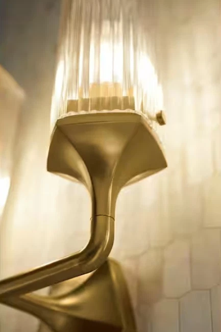 KOHLER Occasion 2-Light Brushed Moderne Brass Wall Sconce - Image 2 of 4